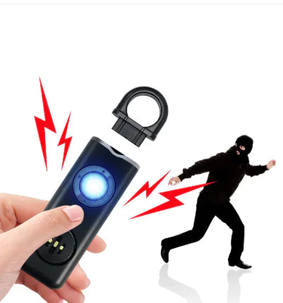 Kadınlar İçin Kişisel Savunma Siren Güvenlik Alarmı Anahtarlık SOS LED Işıklı Kişisel Kişisel Alarm Kişisel Güvenlik Anahtarlık Alarmı